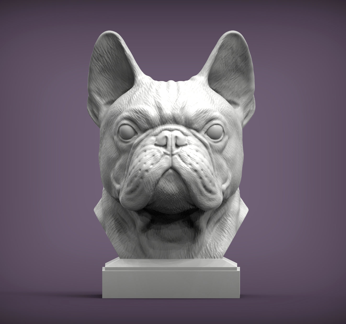 French Bulldog Bust