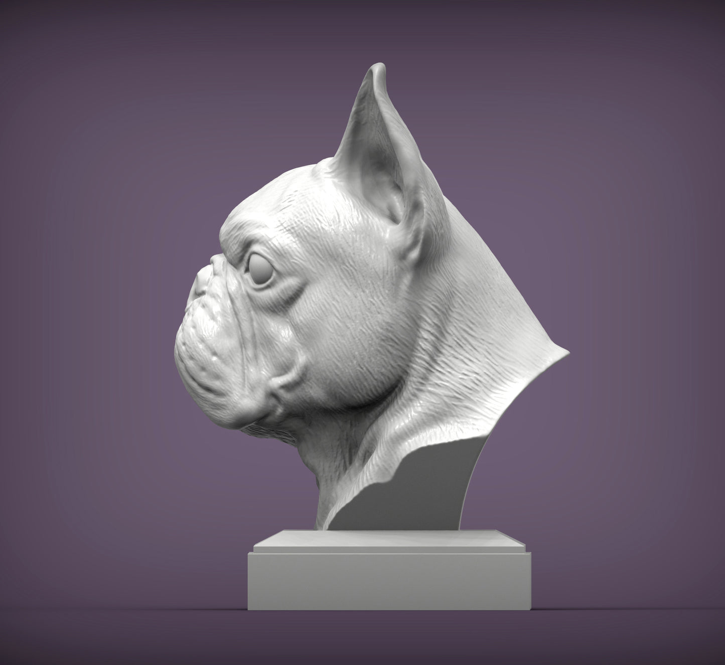French Bulldog Bust