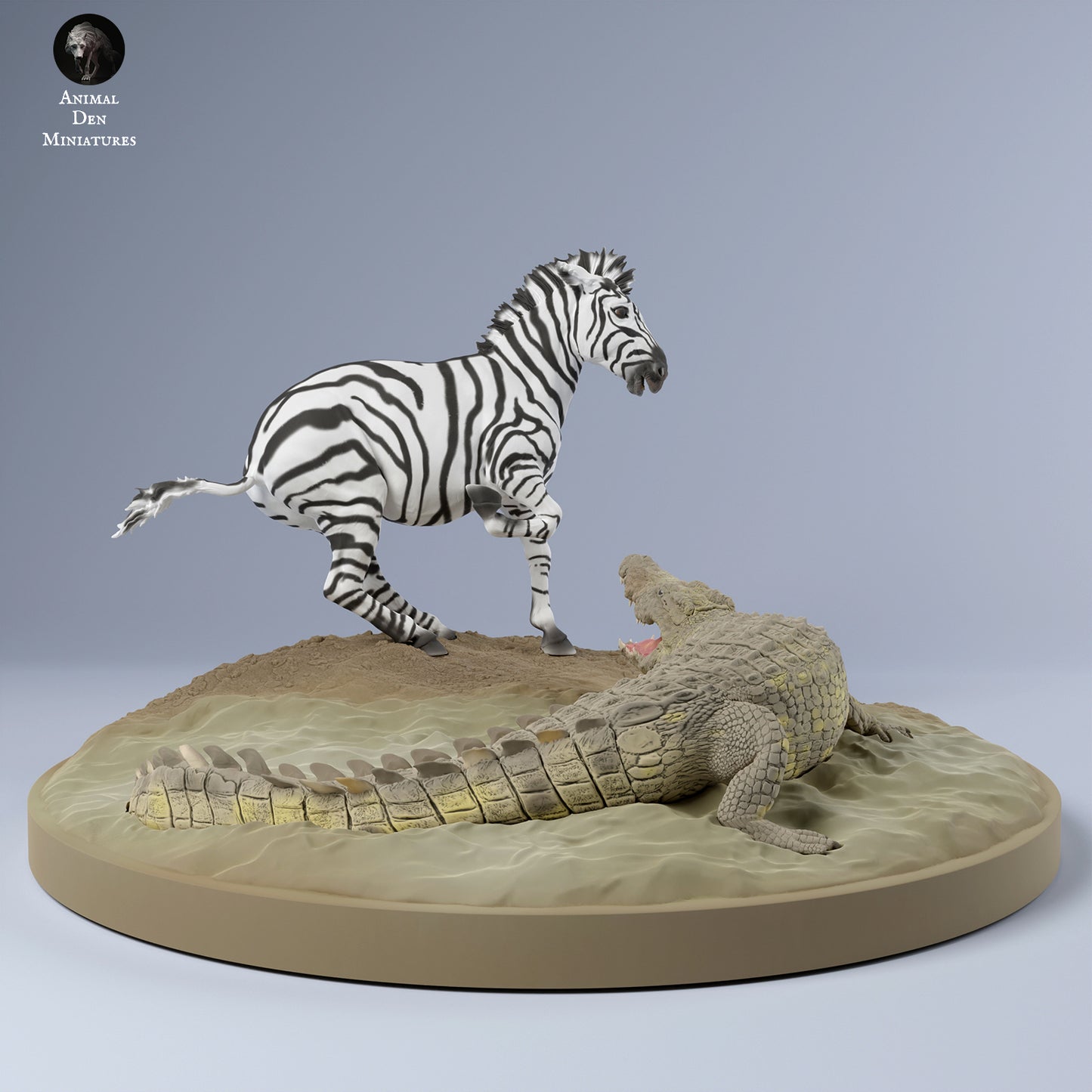 Nile crocodile vs zebra